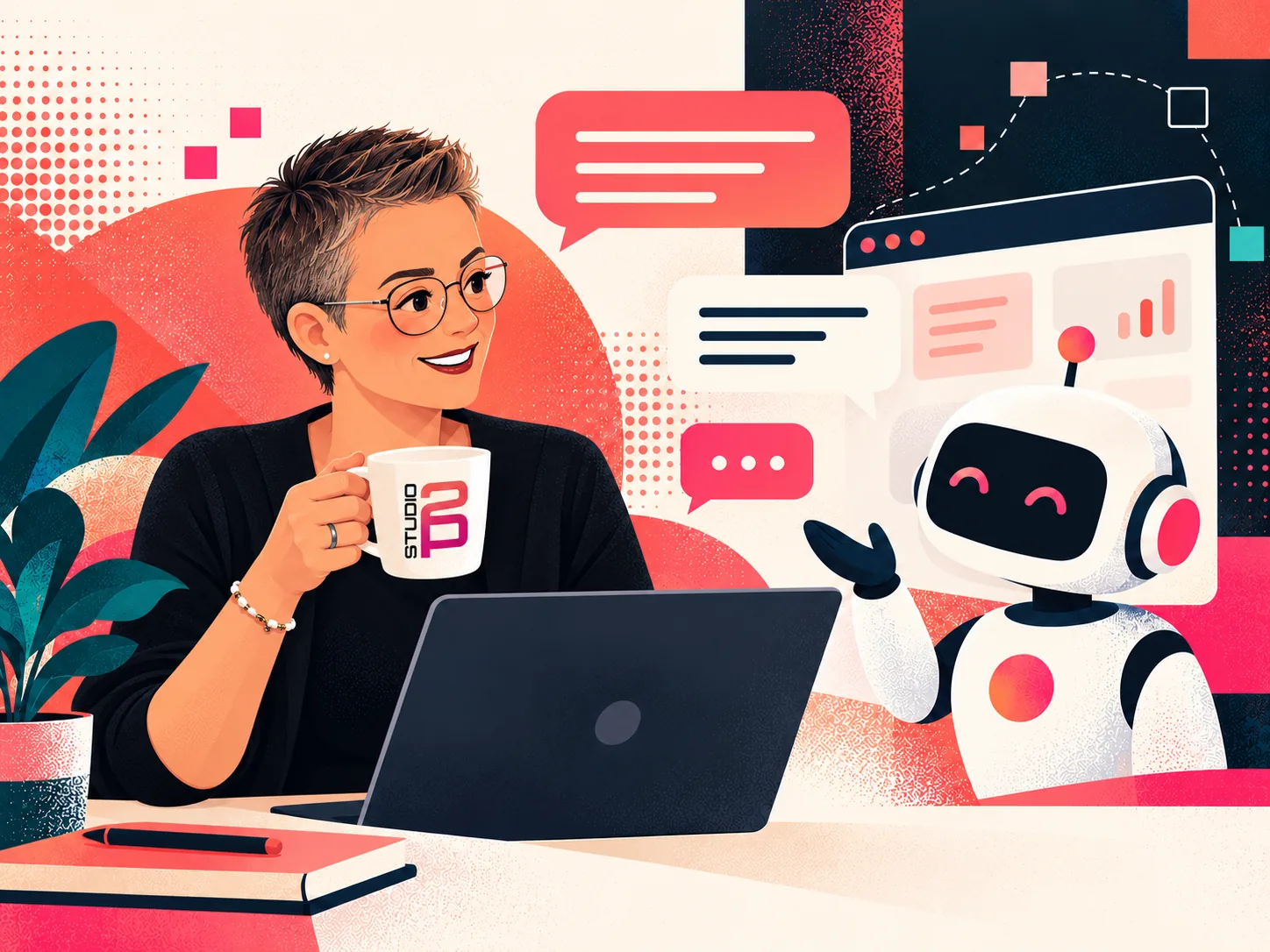 Initiation Studio2p : conversation simple et accessible avec une intelligence artificielle